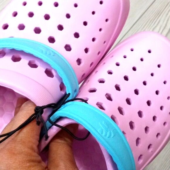 (72-0991) 🔥3/$20🔥  Joy Bees Pink Clog Sz 3 - Picture 9 of 10